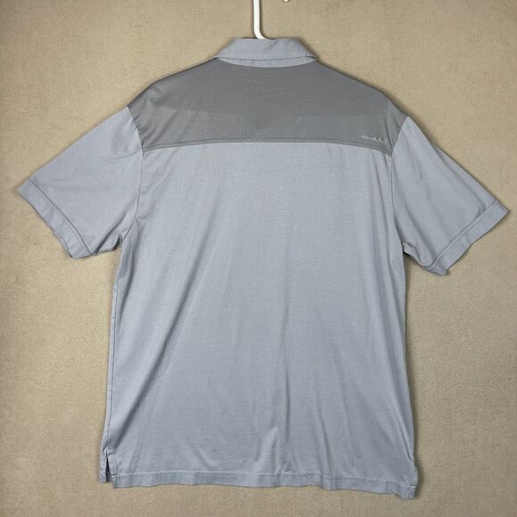 Travis Mathew Polo Shirt Mens Extra Large Gray Golfing Casual Preppy Adult - Picture 11 of 13